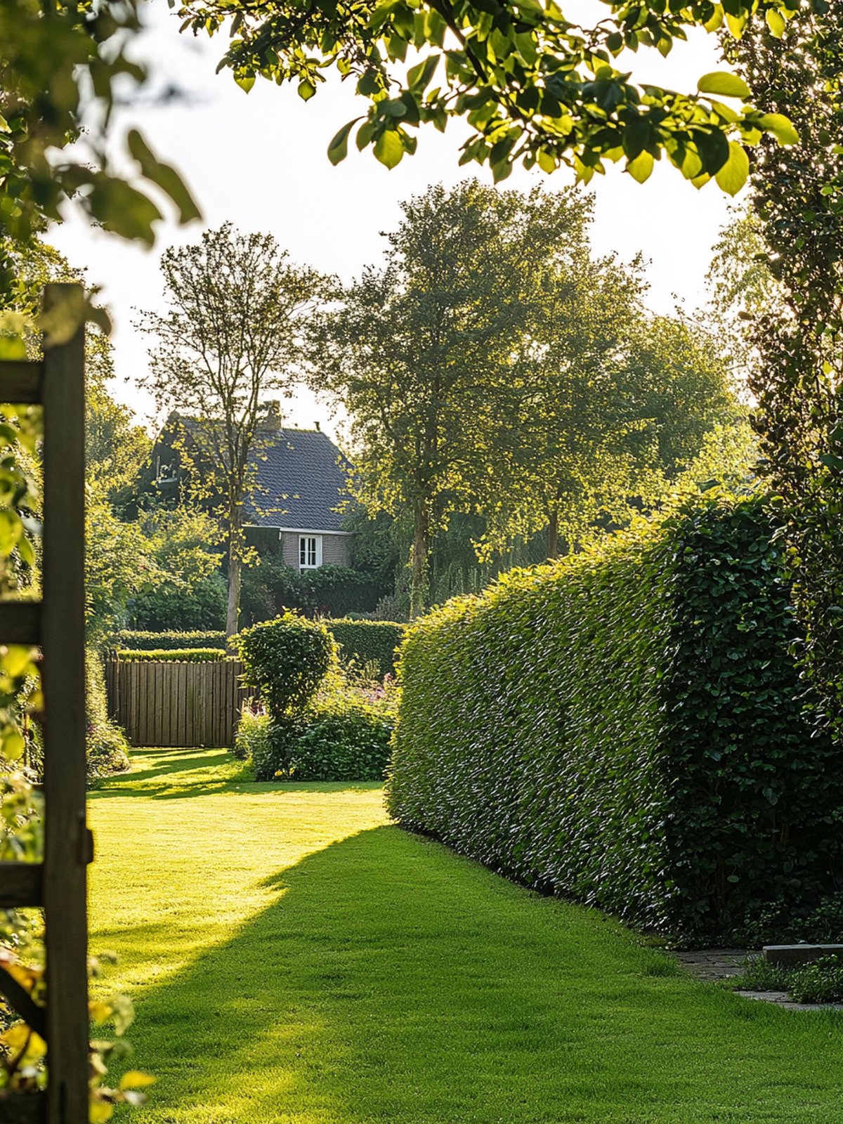 Beuk als haag op leemgrond
