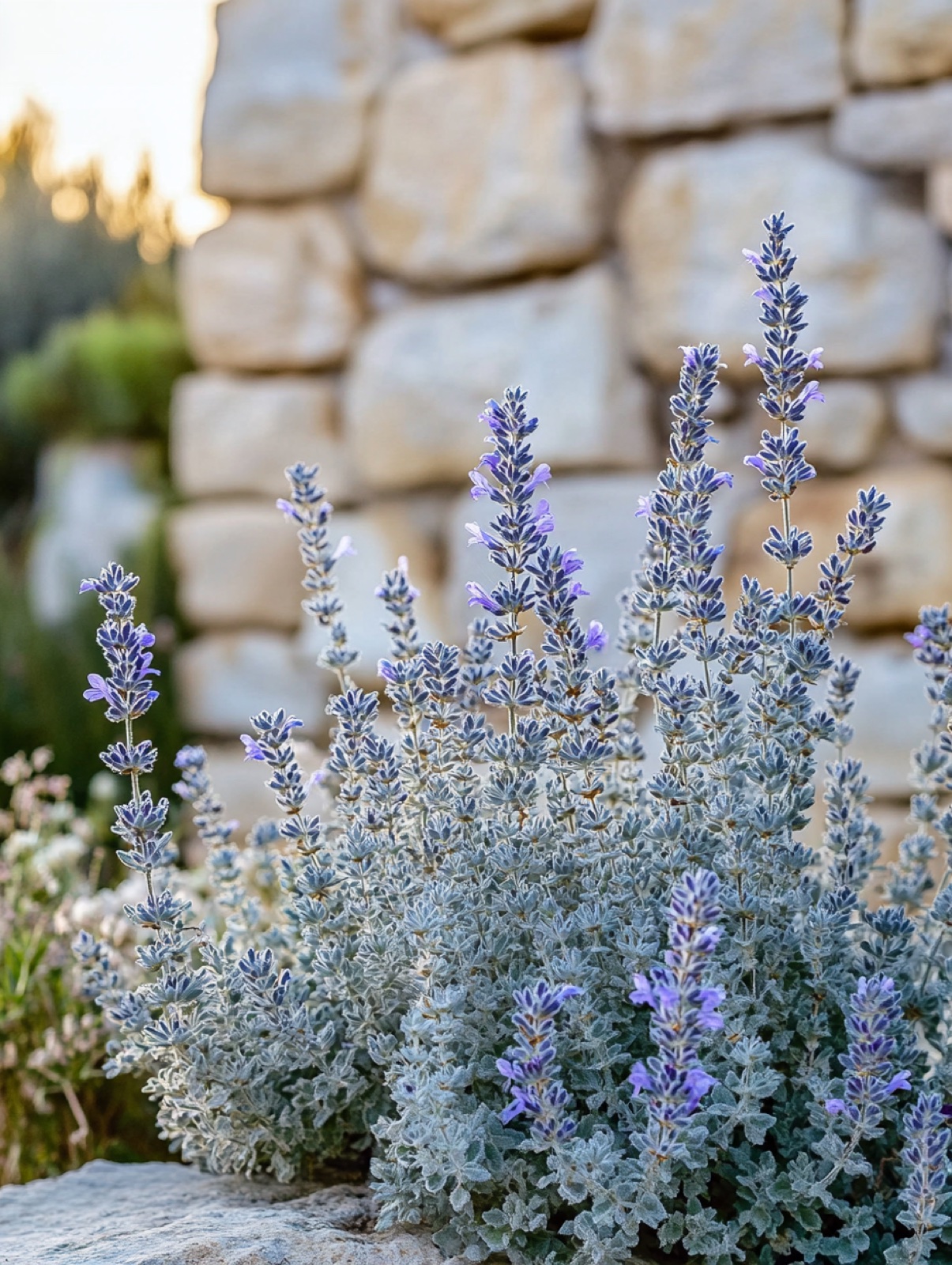 Teucrium fruticans — wintergroen zilverblad met blauwe lipbloemen
