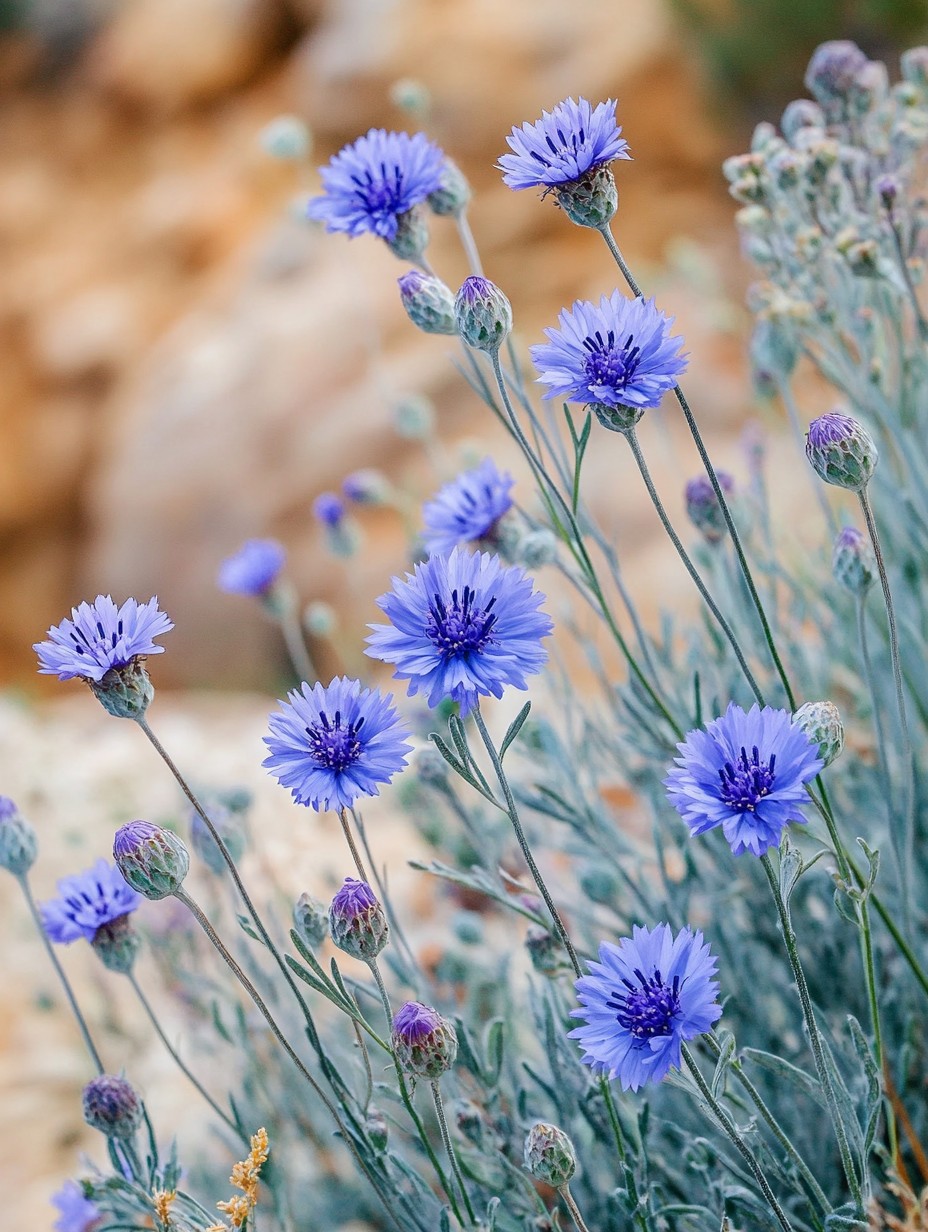 Blauwe knoopjes (Catananche)